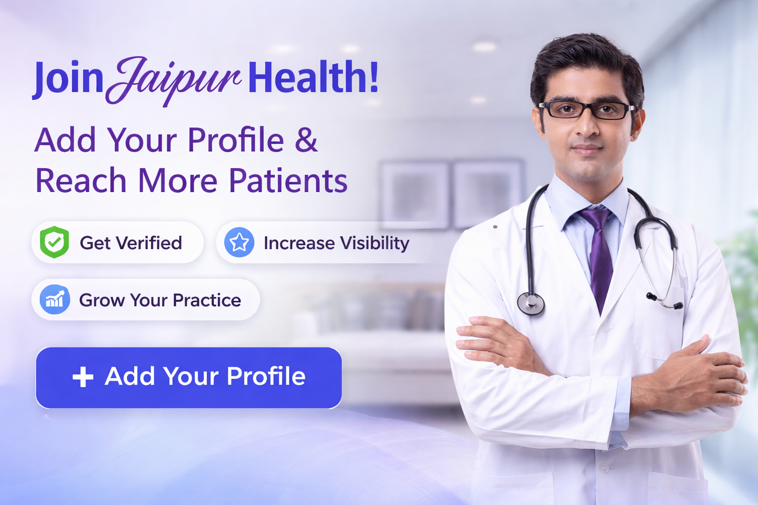 Add Your Doctor Profile on JaipurHealth